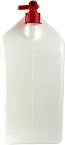bidon avec filtre intégré "jerrican alimentaire cao 10l blanc avec robinet unisexe"