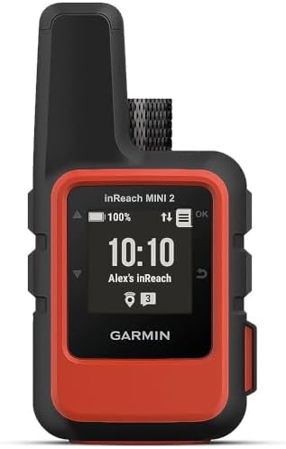 communicateurs satellites "mini communicateur satellite garmin inreach 2 compact et léger, idéal pour randonnée orange"