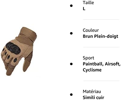 vêtements de survie spécialisés "gants tactiques militaires hommes pour moto, paintball, vtt, randonnée & camping"