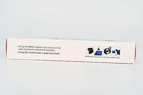 paille filtre eau de survie "filtre eau defe 2000l: ultra efficace contre 99,9% des bactéries pour randonnée & camping"