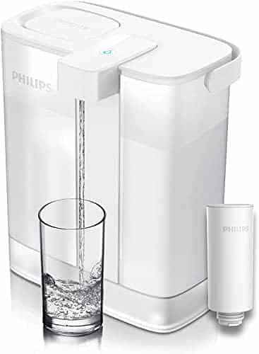 purificateur eau "filtre à eau instantané philips 3l carafe rechargeable usb c"