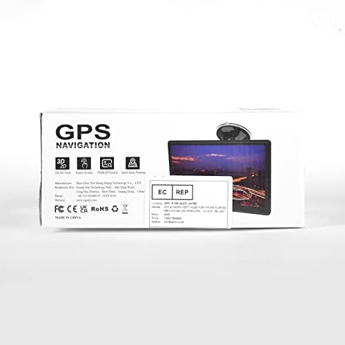 gps haut de gamme "xgody gps 7" poids lourds & voitures: mises à jour gratuites à vie, cartes 2024 france/europe"