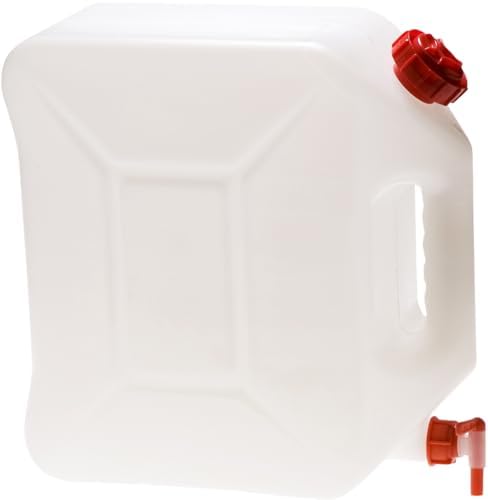 bidon avec filtre intégré "jerrican alimentaire cao 10l blanc avec robinet unisexe"