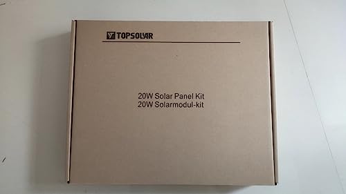 système dʼalimentation solaire portable "kit solaire 20w 12v monocristallin pour bateau/rv module photovoltaïque + chargeur batterie 10a"