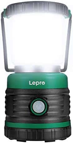 lanterne de camping rechargeable "lanterne led lepro 1500lm: camping, randonnée & pêche puissante, Étanche et luminosité réglable"