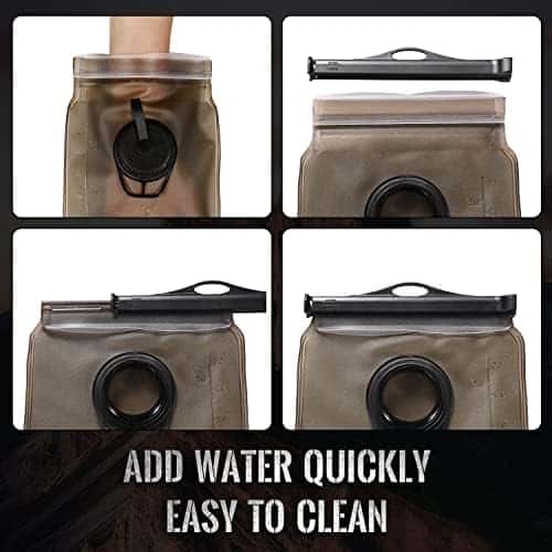 sac dʼhydratation avec filtre "poche à eau 2l/3l bbaiyule® sans bpa, sac d'hydratation performant pour running, 2 ouvertures, option sac isolant"