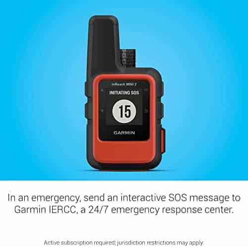 communicateurs satellites "mini communicateur satellite garmin inreach 2 compact et léger, idéal pour randonnée orange"