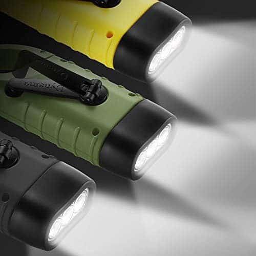 Éclairage de survie led "lampes de poche led rechargeables solaire geeric (lot de 2) torches dynamo survie pour sports de plein air"