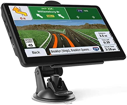 gps haut de gamme "gps auto & poids lourds 7 pouces hd, navigation multi langues 2022, cartographie europe/uk, mise à jour gratuite à vie"