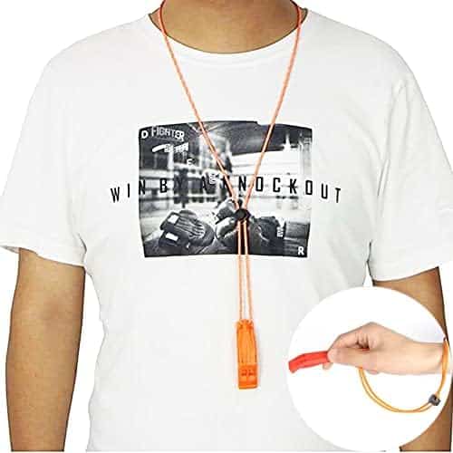 sifflet de survie "sifflet de survie jinpojun 2pc signalisation secours pour randonnée et trekking"