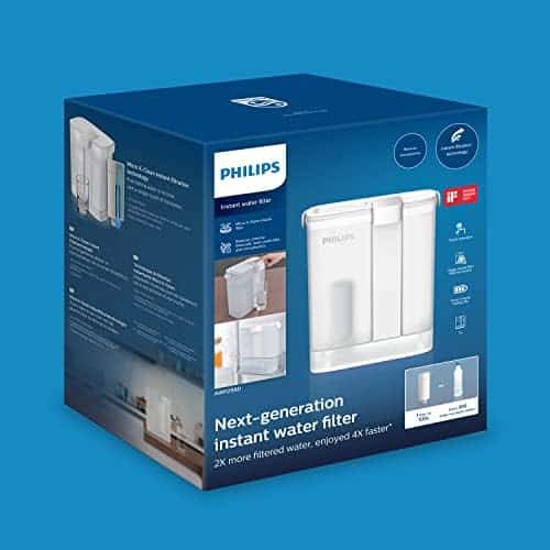 purificateur eau "filtre à eau instantané philips 3l carafe rechargeable usb c"