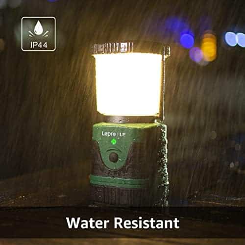 lanterne de camping rechargeable "lanterne led 1000lm lepro rechargeable et puissante pour camping, bricolage et secours 3 modes d'Éclairage 360°, etanche & portable"