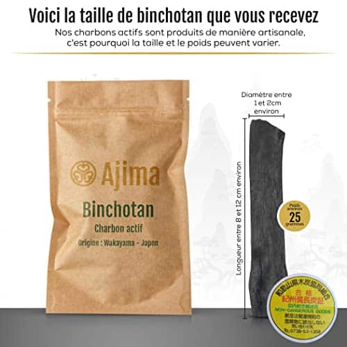système de filtration au charbon pour lʼeau "3x baton bio purificateur d'eau en vrai chêne wakayama charbon actif binchotan ajima filtration naturelle 1.5l par baton"