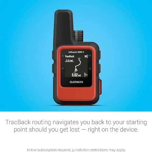 communicateurs satellites "mini communicateur satellite garmin inreach 2 compact et léger, idéal pour randonnée orange"