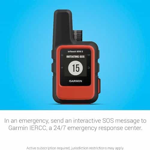 communicateurs satellites "mini communicateur satellite garmin inreach 2 compact et léger, idéal pour randonnée orange"