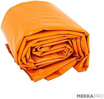 tente de survie haut de gamme "tente thermique 2 personnes mekkapro abri d'urgence réutilisable pour randonnée & bivouac orange"