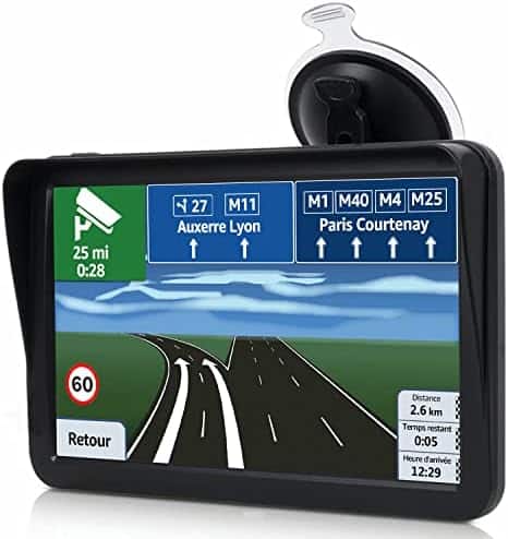 gps de poche pour outdoor "gps ultra performant toutbien 9 pouce pour poids lourds et voitures : navigation européenne & nord américaine mise à jour gratuite"