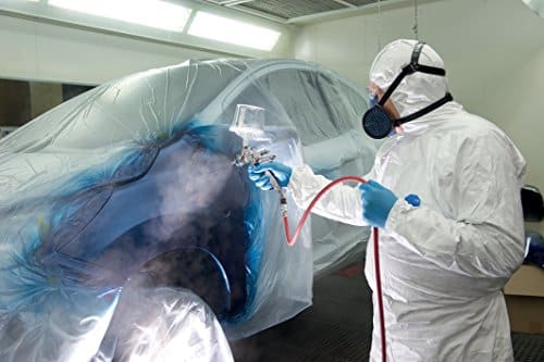 vêtements de survie spécialisés "dupont tyvek 500 xpert xl combinaison anti chimique robuste et légère, catégorie iii, blanc à capuche, type 5 b/6 b"