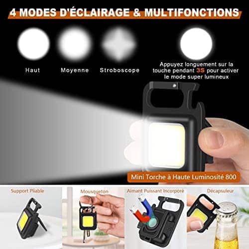 lampe torche tactique de survie "lampe torche led shadowhawk ultra puissante 30000 lumens, rechargeable usb, Étanche ip67, 5 modes, idéale pour camping et urgences"