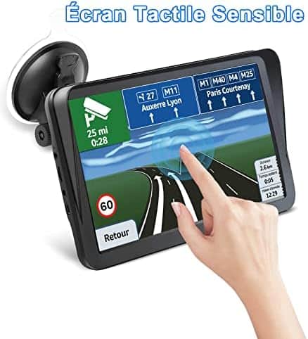 gps de poche pour outdoor "gps ultra performant toutbien 9 pouce pour poids lourds et voitures : navigation européenne & nord américaine mise à jour gratuite"