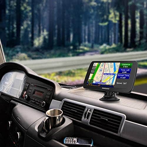 gps haut de gamme "gps awesafe 9 pouces pour poids lourds & voiture avec bluetooth, mises à jour cartographie nationale gratuite"