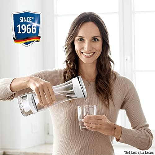 bouteille purificatrice dʼeau "bouteille filtrante brita blanche graphite, anti chlore & plomb, pour eau pure, bpa free + 1 filtre microdisc offert"